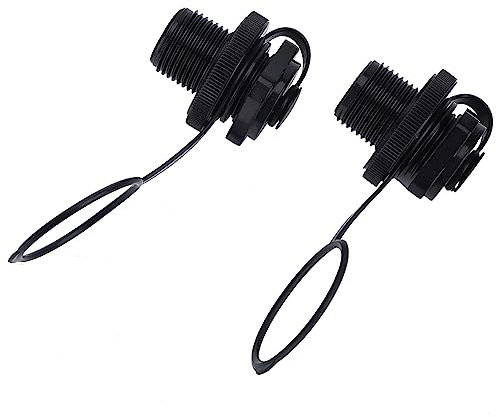 Inflatable Boat Air Valve, 2pcs Replacement Screw Air Valve for Inflatable Rubber Dinghy Raft Pool Boat Inflatable Boat Valve