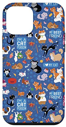 iPhone 12 mini Disney Cats I Love My Cat Blue Case
