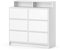 Vicco Kommode Naara, Kommodenschrank, Weiß, 98.6 x 100.6 cm