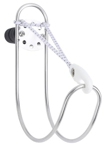 Rettungsringhalterung, Hufeisenhalter aus Edelstahl, Kleine Größe, Leicht, Hochglanzpoliert, für Boote und Yachten mit 22–25 Mm Schiene