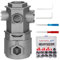 Generisch 16 en 1 llave inglesa para grifo, llave de grifo multifuncional con útiles gadgets, para baño, cocina y reparación de tuberías
