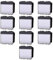 10 MODULI PULSANTE PORTANOME, NERO, COMPATIBILE CON BTICINO LIVING, PULSANTE A 2 MODULI, CAMPANELLO, INGRESSO, MODULI E FRUTTI 100% COMPATIBILI, MATERIALI DI ALTA QUALITA'