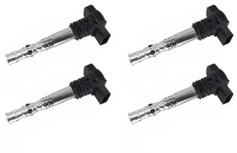Hajus 9411017001 4x Zündspule Zündmodul 06B905115L kompatibel mit A3 A4 Skoda Octavia Superb VW Golf 4 1.8T