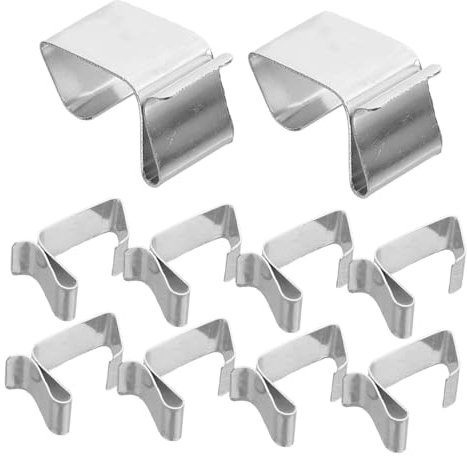Weihnachtslichter Clip 50 Stück Edelstahl Silber für Weihnachten Feier