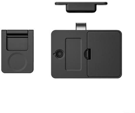 Besttoolifes Schubladenschloss Elektronisches Schloss Smart NFC Schrankschloss Keyless Ohne Bohren Fernbedienung mit 10 Karten Registrierung Schwarz