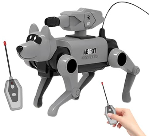 Perros Robóticos para Niños - Perro Robot Inteligente Con Mando A Distancia - Juguetes Educativos Aprendizaje Para Cumpleaños Navidad Niños Jóvenes | Para Dormitorio Jardín Aula Preescolar Hogar Viaje