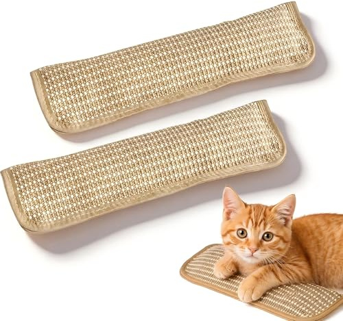 Fyhqwf Cuscino con Erba Gatta in Sisal Naturale, 2 Pezzi