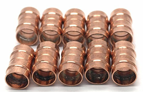 15mm Solder Ring Copper Equal Straight Coupling 1 x Pack of 10