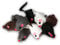 EBI Echtfell-Spielzeugmaus, ideale Beschäftigung für Katzen, Fellmäuse im Set, je 5 cm (9 St. mit Rassel)