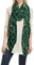 Lina & Lily Hijab Châle Écharpe Foulard Femme Fleur (Vert Forêt)