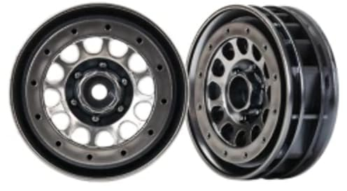 Traxxas 8173 Felgen Method 105 1.9' (Black Chrome, beadlock) (Ringe sepa)