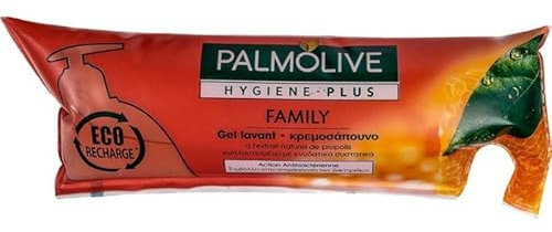 Palmolive Recharge Berlingot Hygiène Plus Family Gel Lavant a l’Extrait Naturel de Propolis 250ml (lot de 10)