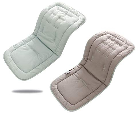 Baby Sitzauflage für Kinderwagen,Baby Sitzeinlage aus 100% Baumwolle Weiche und Reversible Autositz Kinderwagenauflage für Babyschale Buggy