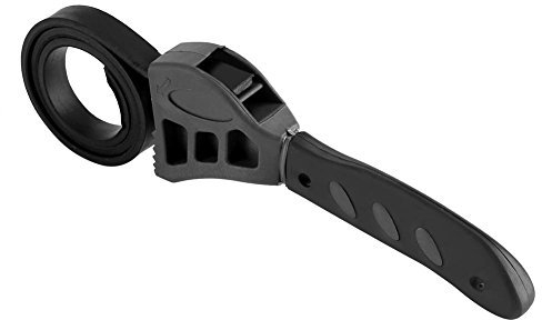 Clé à Sangle 500 mm Clé à Molette Réglable Clef à Sangle Universel Filtre à Huile Serre-écrou Outil pour Ouvre Objets de Garage de Cuisine à Domicile de Toute Forme