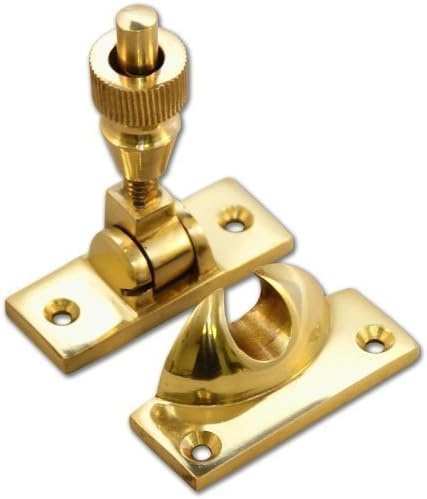 Dzina Sash Window Brighton Fastener Brass Finish Pack of 1