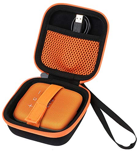 Aenllosi Hart Tasche Hülle für Tribit StormBox Micro 2/1 Bluetooth Lautsprecher (Orange,Nur Tasche)