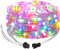 BTF-LIGHTING Traum Vollfarbige Glitzer-Dekolichter 5m 50LEDs Adressierbare WS2812B IC-Feen-Schnurlichter für die Weihnachtsbaumfest-Party im Kinderschlafzimmer(kein Strom oder Controller)