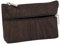 SIMARU Porte-Monnaie en liège Fin avec 2 Compartiments à Fermeture éclair pour Cartes, Billets et pièces de Monnaie, Porte-Monnaie Durable (Marron)