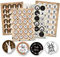Logbuch-Verlag Ostersticker Set - 4 x 24 Osteraufkleber mit Osterhasen & Text Frohe Ostern - Osternest verzieren