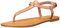 Amazon Essentials Damen Lässige Zehenstegsandale mit Knöchelriemen, Kamelbraun, 36 EU