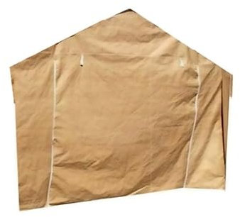 10X20 Canopy Tarp Set (5pc) Paneling and Top Set Valanced Tarp Kit Carport (Front Panel)