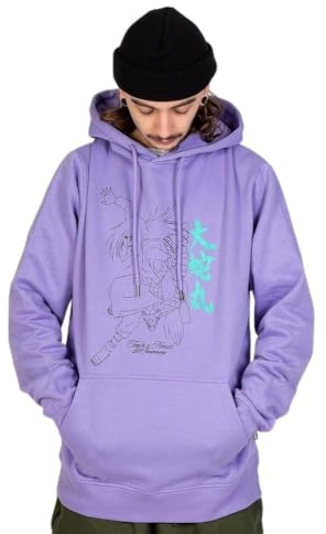 Tealer Hoodie Orochimaru Felpa con Cappuccio, Viola, M Unisex-Adulto