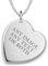 Personalised Sterling Silver Heart Necklace Plain Heart Pendant Jewellery 925 Silver Photo Text Engraved Custom Gift +Free Silver Necklace