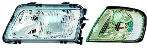 Johns, Scheinwerfer Halogen passend für Audi A3 8L 09/96-08/00 H7 H1 Links ink. Blinker