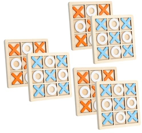 ibasenice 6 Sätze Toe Aus Holz Spieltisch Für Die Familie Spielsachen Für Schachbrettspiele Lustiges Schachspiel Zehenspiel Brettspielspielzeug Kind Spiel Schach Hölzern Puzzle