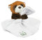 Living Nature Baby Rot Panda Stofftier Plüschtier | Inklusive Decke | Flauschiges und Kuscheliges Dschungeltier | Weiches Spielzeuggeschenk für Neugeborene und Babys | Naturli Umweltfreundlich