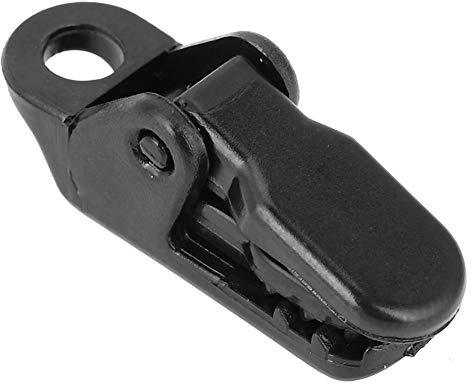 Alomejor 10-teiliges Markisen-Überdachungs-Klemmen-Set, Planen-Clips, Militär-Regenschirm-Seil, Schnapp-Kleiderbügel, Spannwerkzeug für Outdoor-Camping, Zelt, Wohnwagen