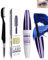 Blu Mascara in Fibra di Seta 5D, Volumizzante e Allungante, Effetto Ciglia Finte, Colorato Waterproof Lunga Durata Con Pennello, Per Un Glamour Trucco Occhi-04