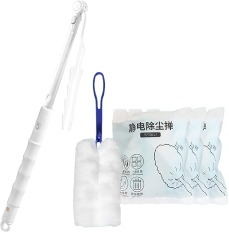 30 Piezas Atrapa Polvo,Plumero Kit Atrapapolvo,El Recambio para Limpiar el Polvo,Sin Perfume,para El Mantenimiento del Hogar y La Oficina,para Limpiar Polvo,Suciedad,Automóviles (2 Asas)
