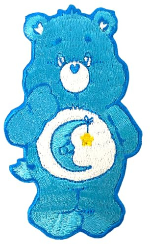 Pawprint Family Classic Bedtime Bear Aufnäher zum Aufnähen, offizielles Lizenzprodukt von Care Bears