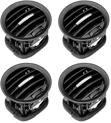 GEARMONSTER 4X Lüftungsgitter Abdeckung Klimaanlage Lüftungsdüse Lüftungsgitter Kompatibel Mit Opel ADAM ab 2013, für Opel CORSA D 2007-2015 13417363 2201099