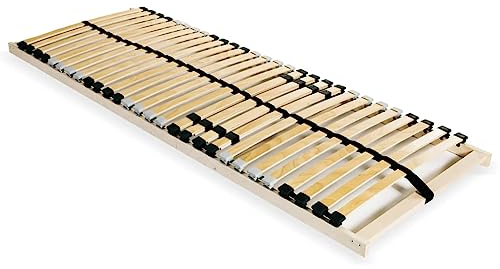 Cozynest Elektrisch Verstellbar im Kopf- und Fußbereich Motorrahmen Lattenrahmen Bettauflage Bettrost Lattenrost mit 28 Latten 7 Fest Zonen 80x200 cm