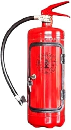 Man Personalized Gift Fire Extinguisher Mini Bar Wine Cabinet, Fire Extinguisher Mini Bar - Artisan-Crafted Metal Mini Bar, Portable Metal Wine Cabinet for Whiskey Lovers