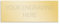 TROPHIESPLUSMEDALS Gold Engraving Plate Square Cut - (67 x 25MM)