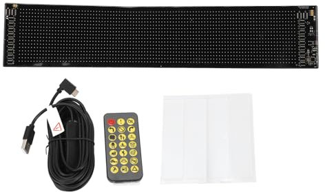 Écran LED Programmable, Panneau Défilant USB 5 V RVB Lumineux, Texte et Animation Personnalisés, Intérieur Extérieur étanche, Contrôle par Application