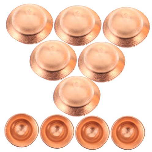 Ciieeo 10 Uds Tapa De Aire Acondicionado Enchufe De Aire Acondicionado Enchufe Final Accesorios Tapones para Agujeros Redondos Tapones De Agua Conector De Tubo Redondo 3/8Npt Enchufe De