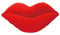 WESIEVYA Lippenkissen Sofakissen Lippenkissen Dekokissen bequemes Plüschkissen aus PP-Baumwolle zum Valentinstag