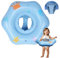 GOHHME Baby Schwimmring Baby Schwimmhilfen mit Schwimmsitz Schwimmen Ring Portable Dual Aufblasbare Ventile Innen- und Außenringe Kleinkinder Blau