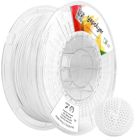 YXPOLYER Flexibles PLA Pro 3D-Drucker-Filament für Airless Basketball luftlose Basketbälle, leichtes und hochelastisches Soft-PLA, 1,75 mm, 1 kg mit wiederverwendbarer PC-Spule