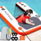 Rampa inflable para perros y piscina, escalera flotante extra ancha para piscina, muelle y barco, rampa de agua antideslizante para perros con alta estabilidad, escalera de piscina para perros de 68