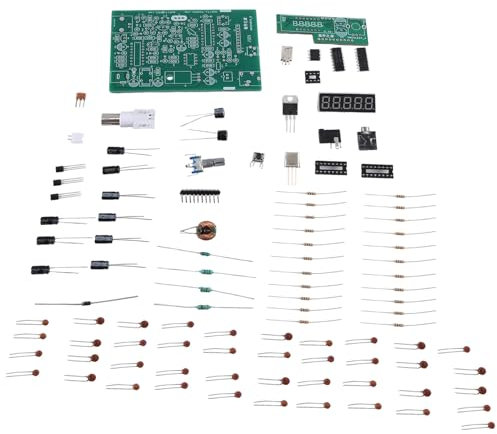 Iyalezirk Kit di Ricevitore PLL a Corta R10 Verde PC + Metallo ad Alta Sensibilità Radio AM Radio AM Radio Amatoriale