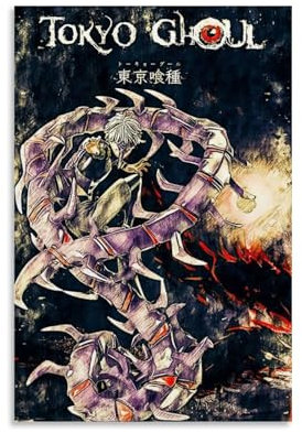 KPYHLXZE Tokyo Ghoul Poster, dekoratives Gemälde, Leinwand, Wandposter und Kunstdruck, moderne Familienschlafzimmer-Dekoration, Poster, 20 x 30 cm
