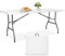 LEIVESTE Tavolo Pieghevole Da Esterno Salvaspazio, Tavolo Richiudibile A Valigetta Con Maniglia, Ideale Per Tavolo Da Campeggio, Giardino, Terrazza, Feste, Matrimoni, Mercatini.
