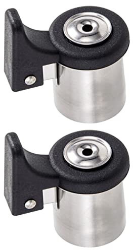 TOPPERFUN Ersatzausgießer Aus Edelstahl Für Pfeifenden Wasserkessel 2 Stück Kompatibel Mit Flötenkesseln Ab 3l Kunststoff Edelstahl Material Für Zuhause Und Küche