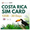 BeachSIM Costa Rica SIM Karte 30 Tage. 12 GB Daten bei 4G/5G-Geschwindigkeiten. Freies Roaming in Panama, Nicaragua und 9+ Ländern in Lateinamerika.
