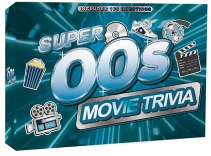 Gift Republic, Super 00s Movie Trivia Cards, 100-Card Quiz Deck, 2000s Film Knowledge Challenge, Compact and Portable, Ideal for Parties, Game Nights, and Movie Enthusiasts, Ages 12 and Up